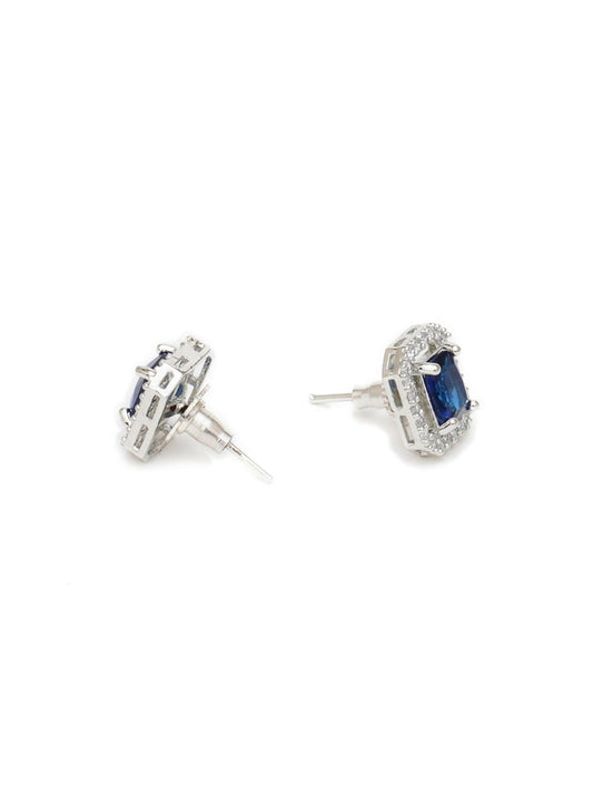 stone stud (Blue) - Ruby Raang - Ruby Raang Studio