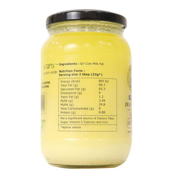 El World Organic Desi Cow Ghee | Cultured Cow Desi Ghee | Made From Grass Fed Cow's Milk - Swadesiicart