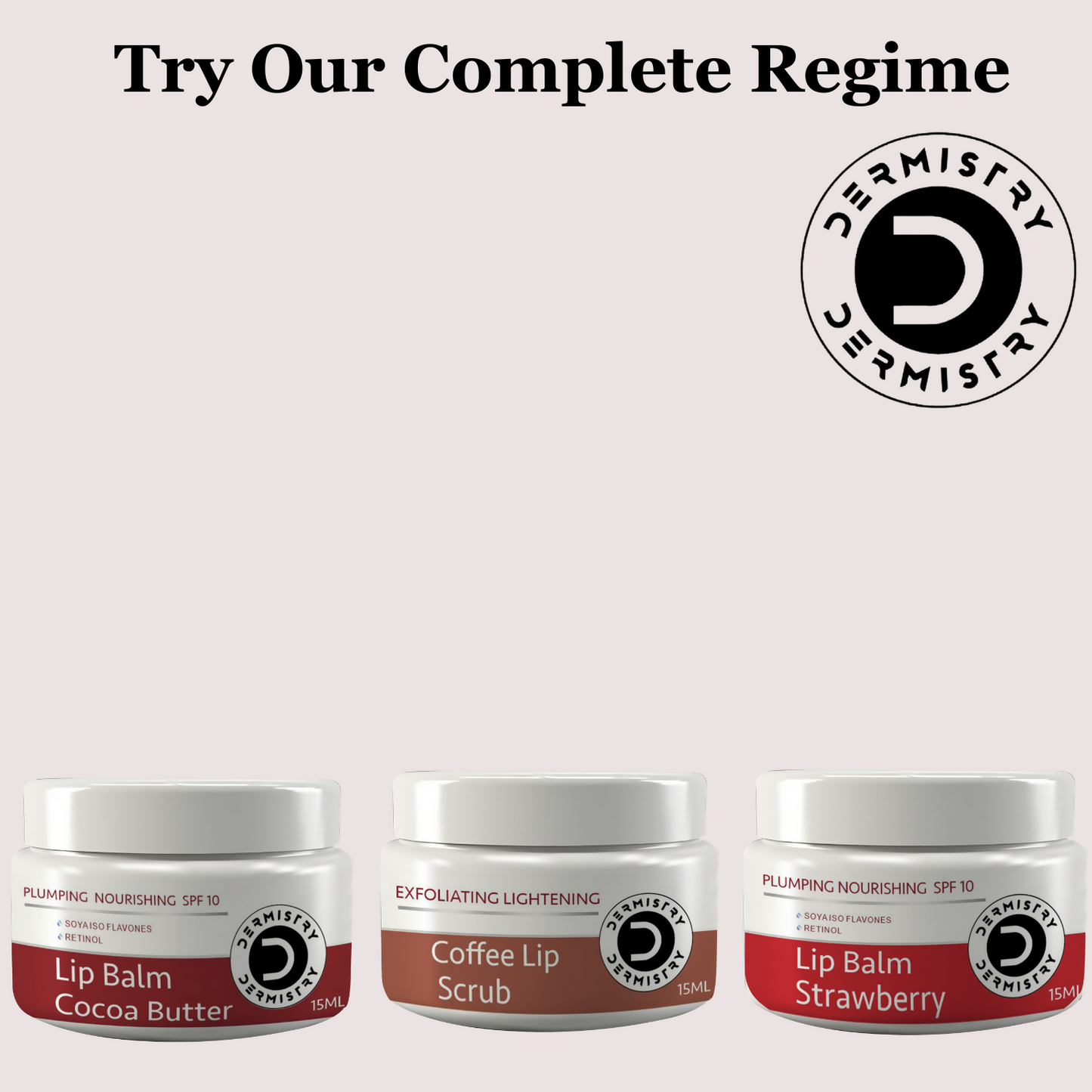 Dermistry Cocoa Butter Lip Care Tint Balm Plumping Nourishing Retinol SPF 10 for Glossy Lips - Swadesiicart