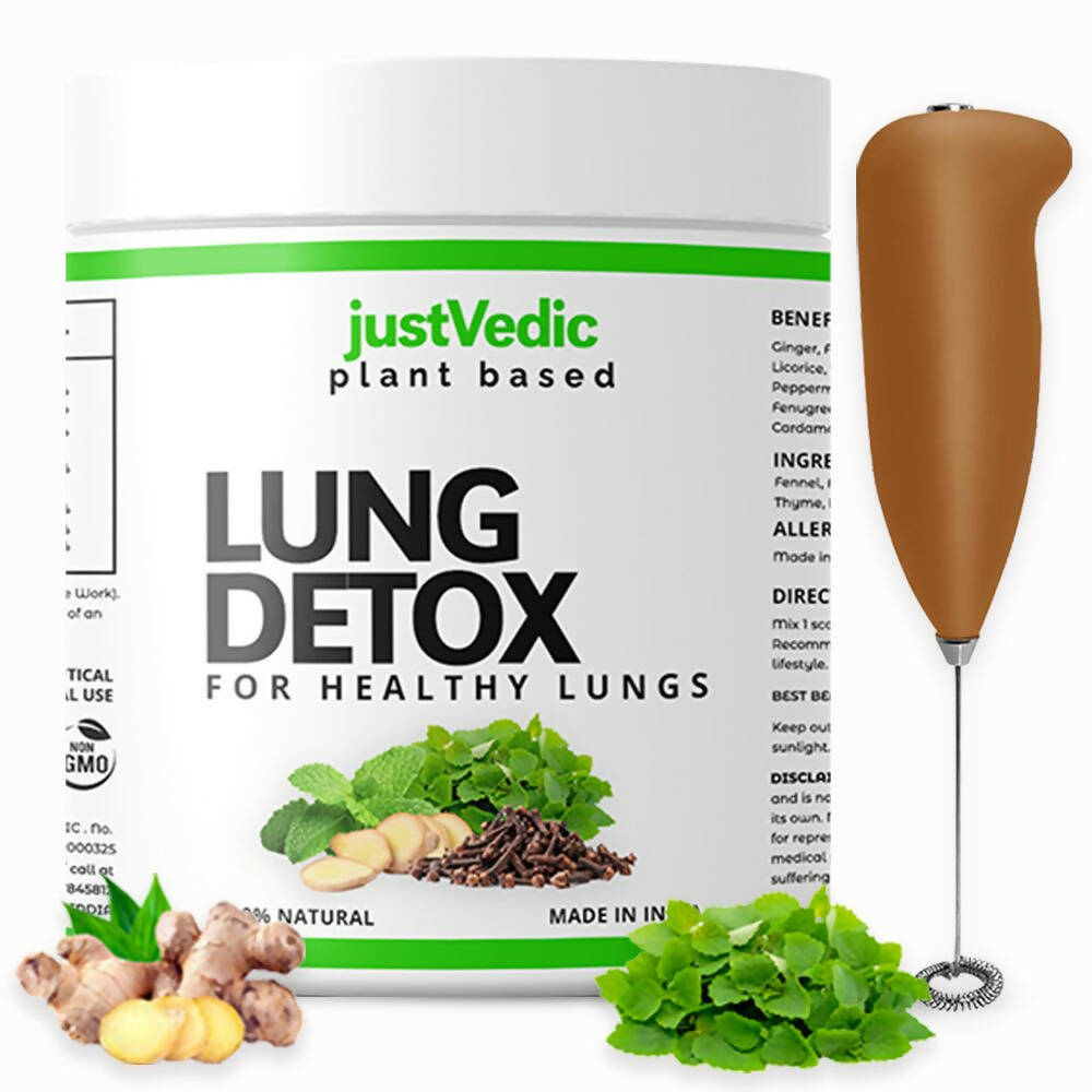 Just Vedic Lung Detox Drink Mix - Swadesiicart