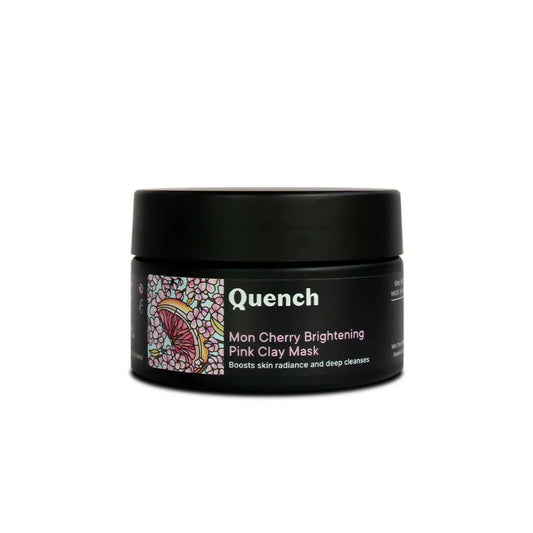 Quench Botanics Mon Cherry Brightening Pink Clay Mask - Korean Skincare | Swadesiicart