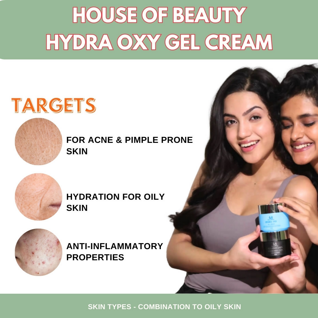 House of Beauty Hydra Oxy Gel Cream - Swadesiicart