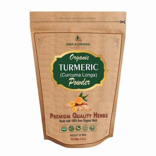 Deep Ayurveda Organic Turmeric Powder - DEEP AYURVEDA
