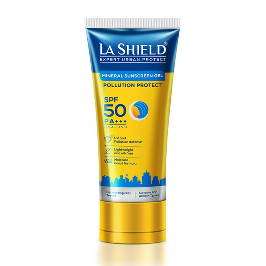 La Shield Pollution Protect SPF 50 Mineral Sunscreen Gel