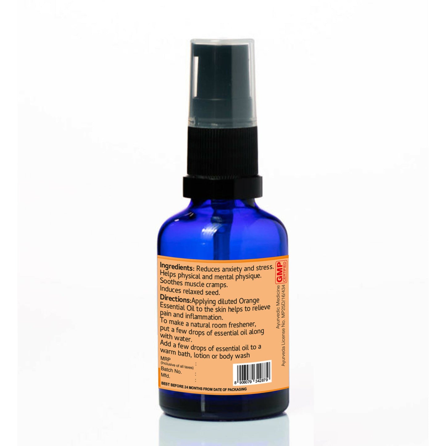 Organic Wellness Orange Essential Oil - Swadesiicart