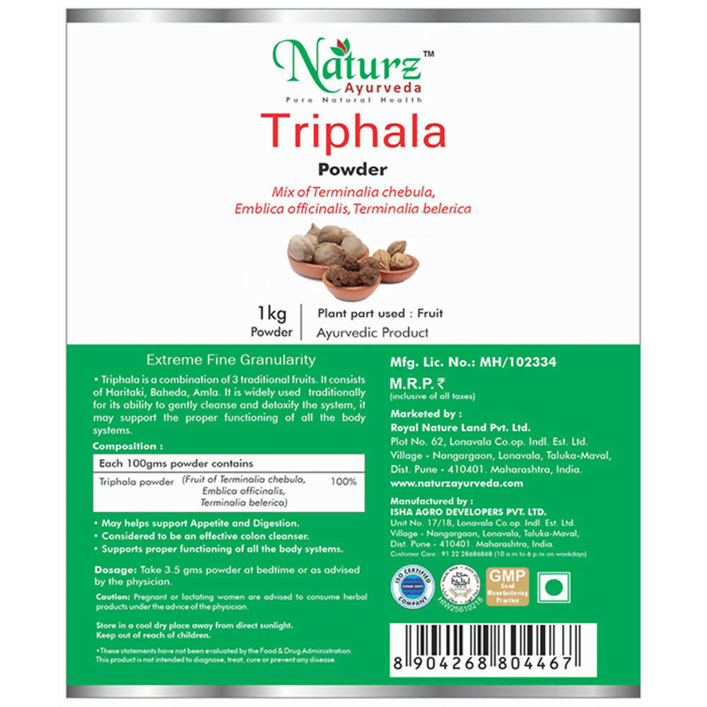 Naturz Ayurveda Triphala Powder | Swadesiicart