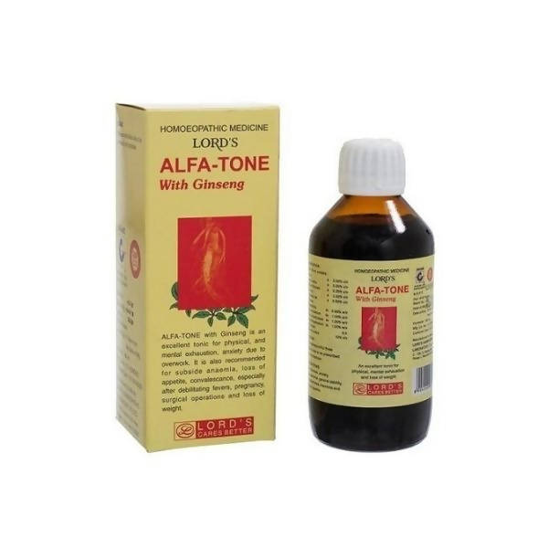 Lord's Homeopathy Alfa-Tone With Ginseng | Swadesiicart