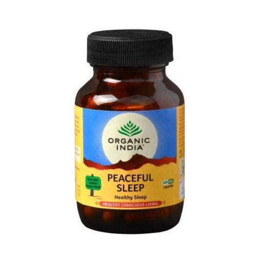 Organic India - Peaceful Sleep 60 caps | Swadesiicart