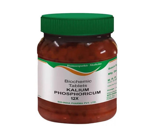 Bio India Homeopathy Kalium Phosphoricum Biochemic Tablets | Swadesiicart