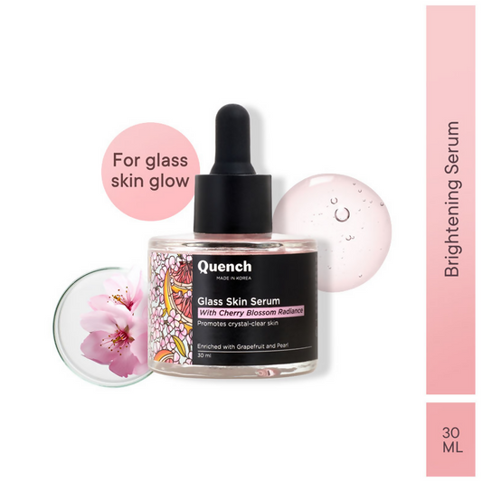 Quench Glass Skin Serum With Cherry Blossom Radiance | Swadesiicart