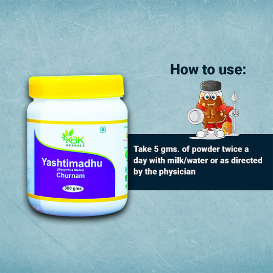KBK Herbals Yashtimadhu Churnam - Swadesiicart