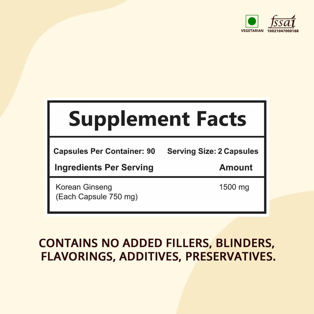 Mountainor Advanced Korean Ginseng Capsules | Swadesiicart