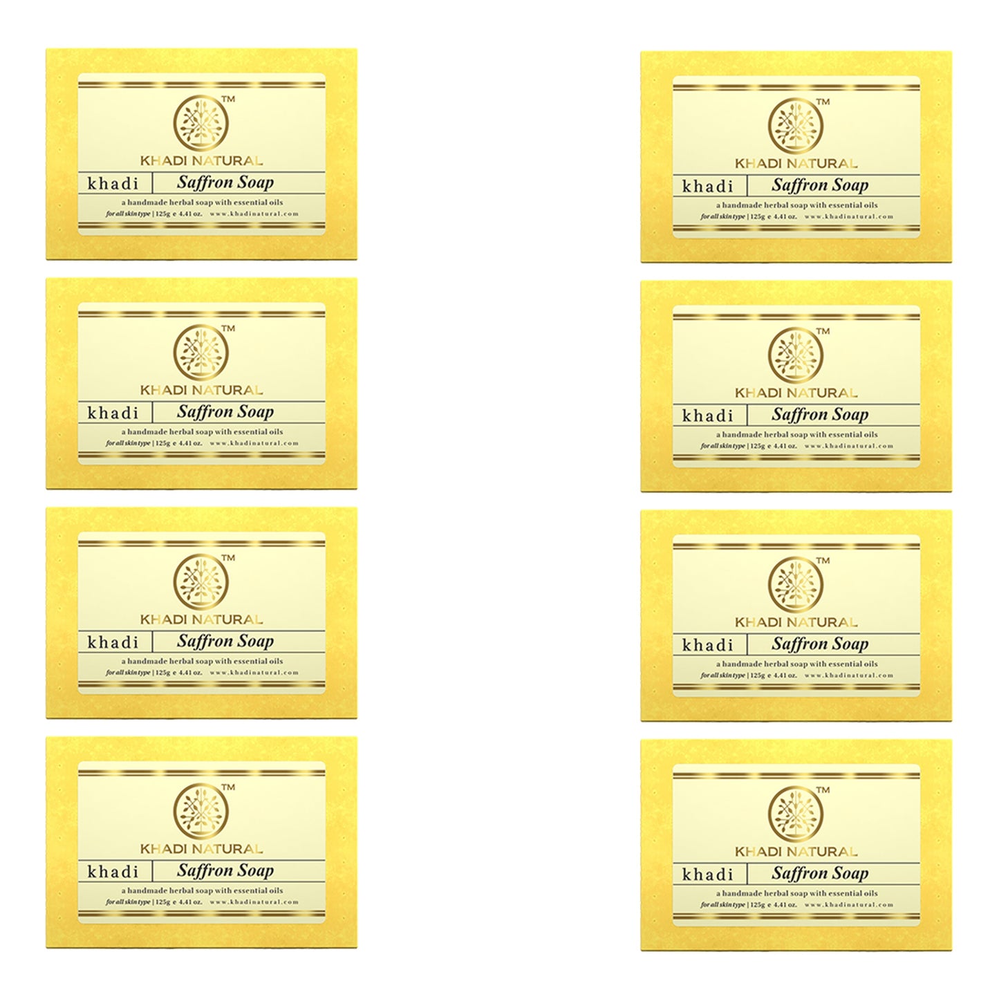 Khadi Natural Saffron Soap 125gm