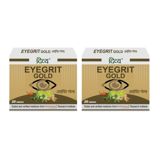 Patanjali Divya Eyegrit Gold Tablets – Ayurvedic Eye Nutrition & Vision Support