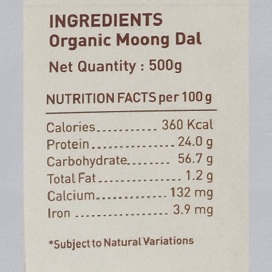 Pure & Sure Moong Dal Traditional Organic Pulses