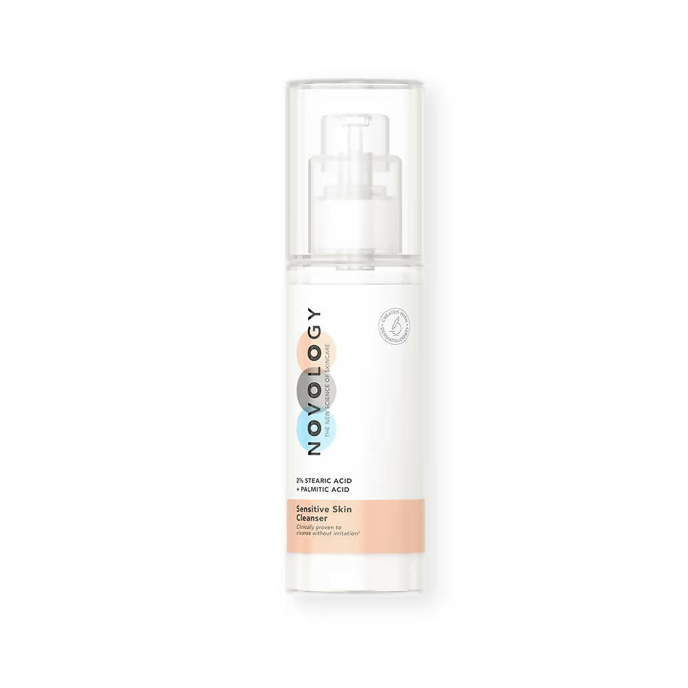 Novology Sensitive Skin Cleanser With 2% Stearic Acid + Palmitic Acid - Swadesiicart