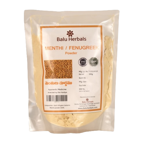 Balu Herbals Fenugreek (Menthula) Powder - Balu Herbals