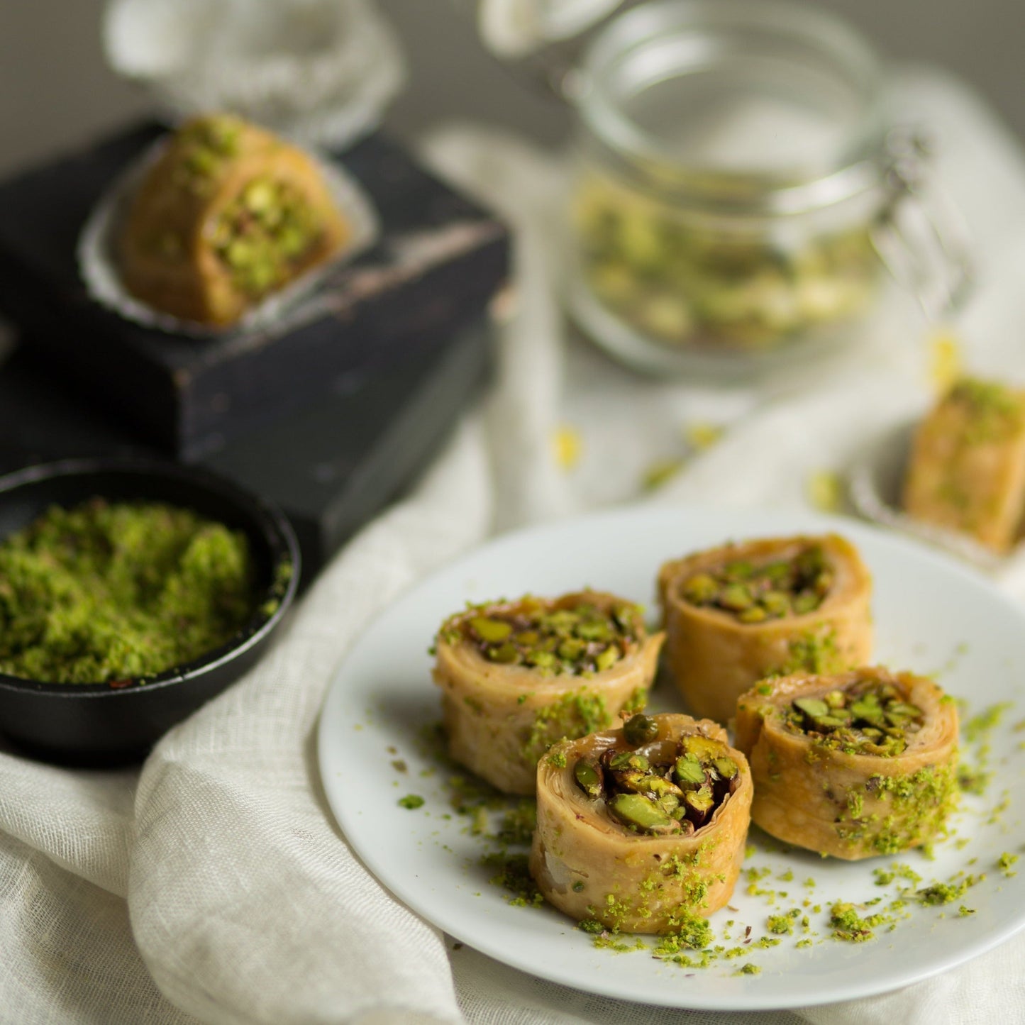 Almond House Pistachio Turkish Roll | Swadesiicart