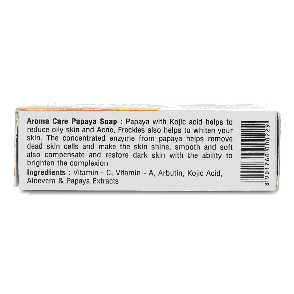 Aroma Care Papaya With Kozic Acid & Vitamin-C Whitening Soap - Swadesiicart