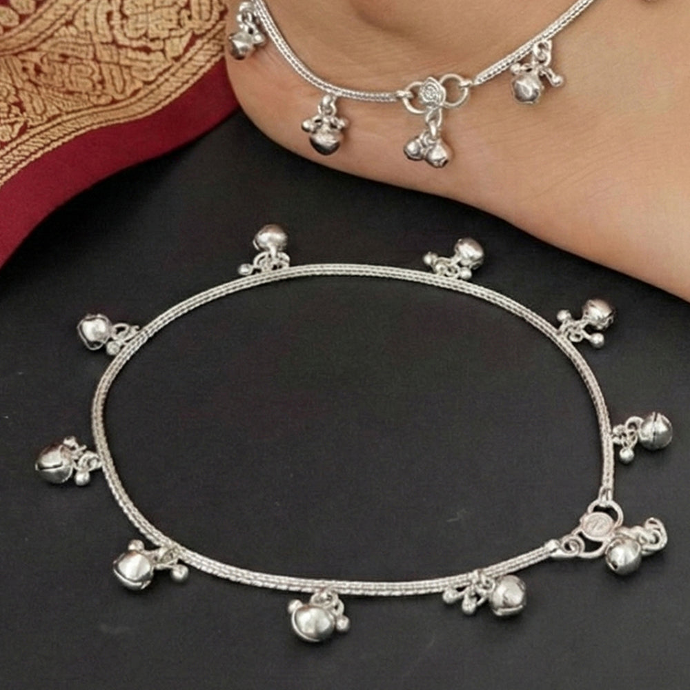 JS Fashion Ethnic Oxidized Chain Payal with Danglers for Women & Girls | Swadesiicart