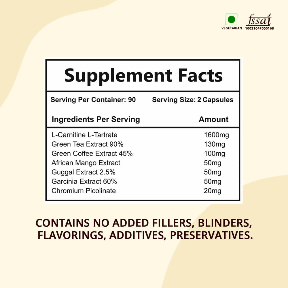 Mountainor Advanced L-Carnitine L-Tartrate capsules | Swadesiicart
