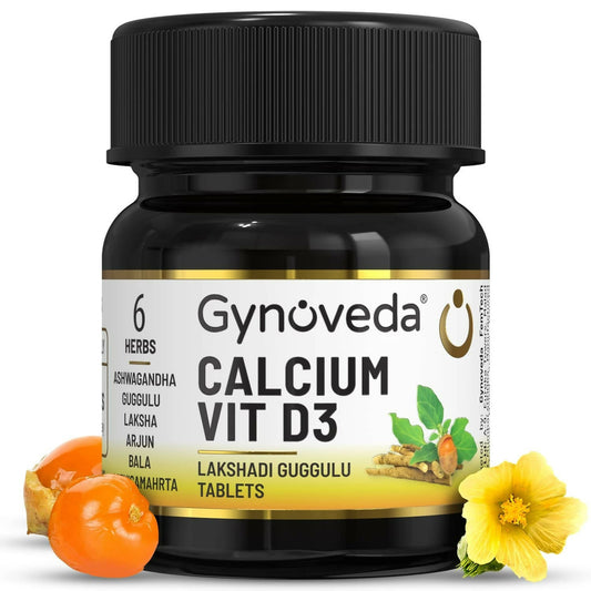 Gynoveda Calcium & Vitamin D3 Tablets | Swadesiicart