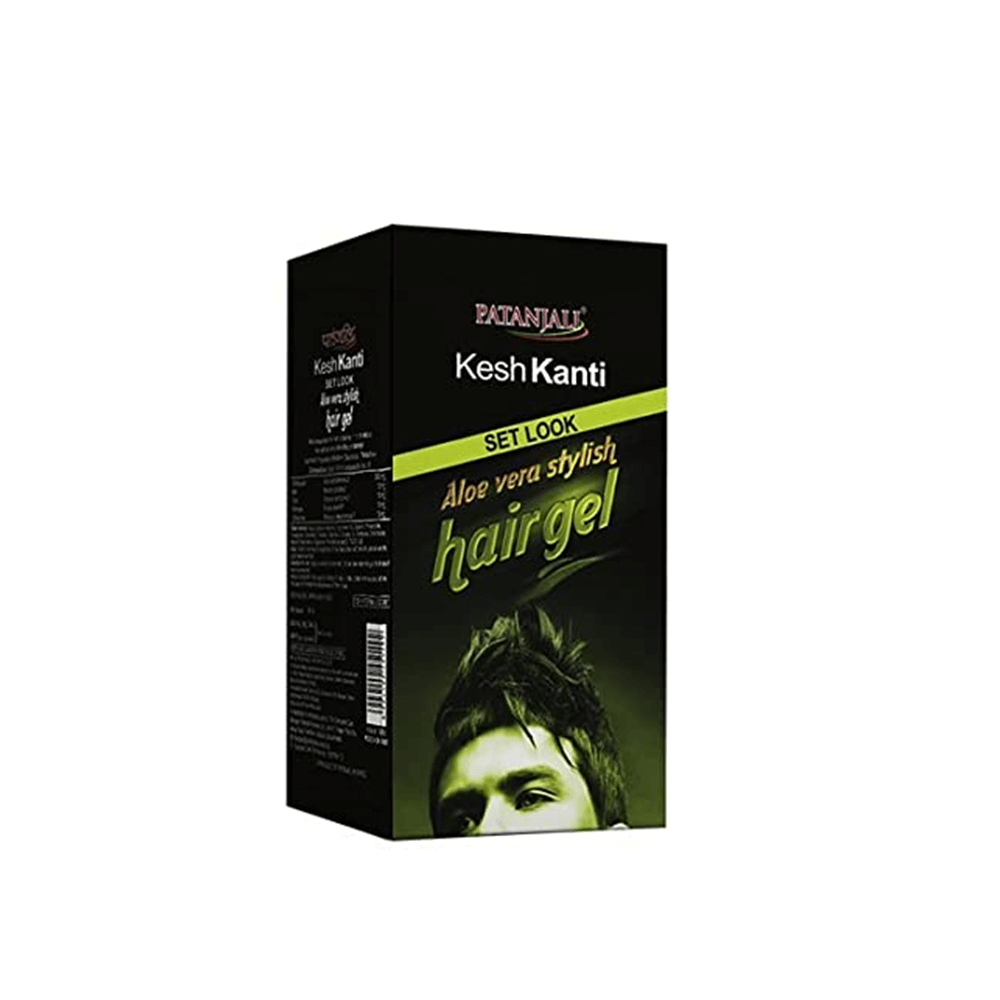 Patanjali Kesh Kanti Set Look Aloe Vera Stylish Hair Gel 60ml | Swadesiicart