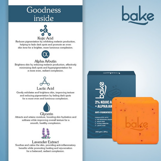 Bake 2% Kojic Acid Soap | Swadesiicart