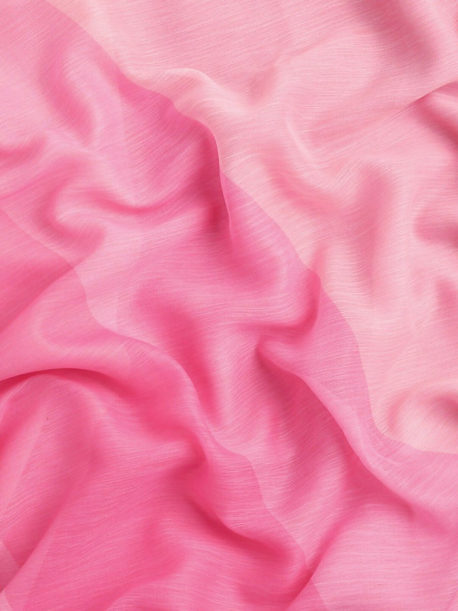 Ahalyaa Women's Traditional Semi Stitch Saree - Pink | Swadesiicart