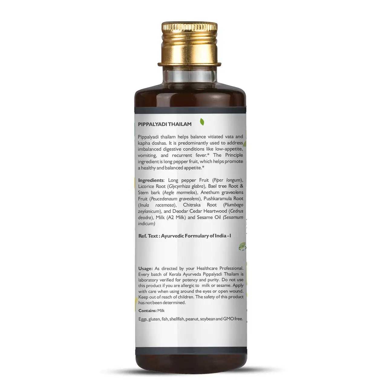 Pippalyadi Thailam 6.8 fl oz (200 ml)
