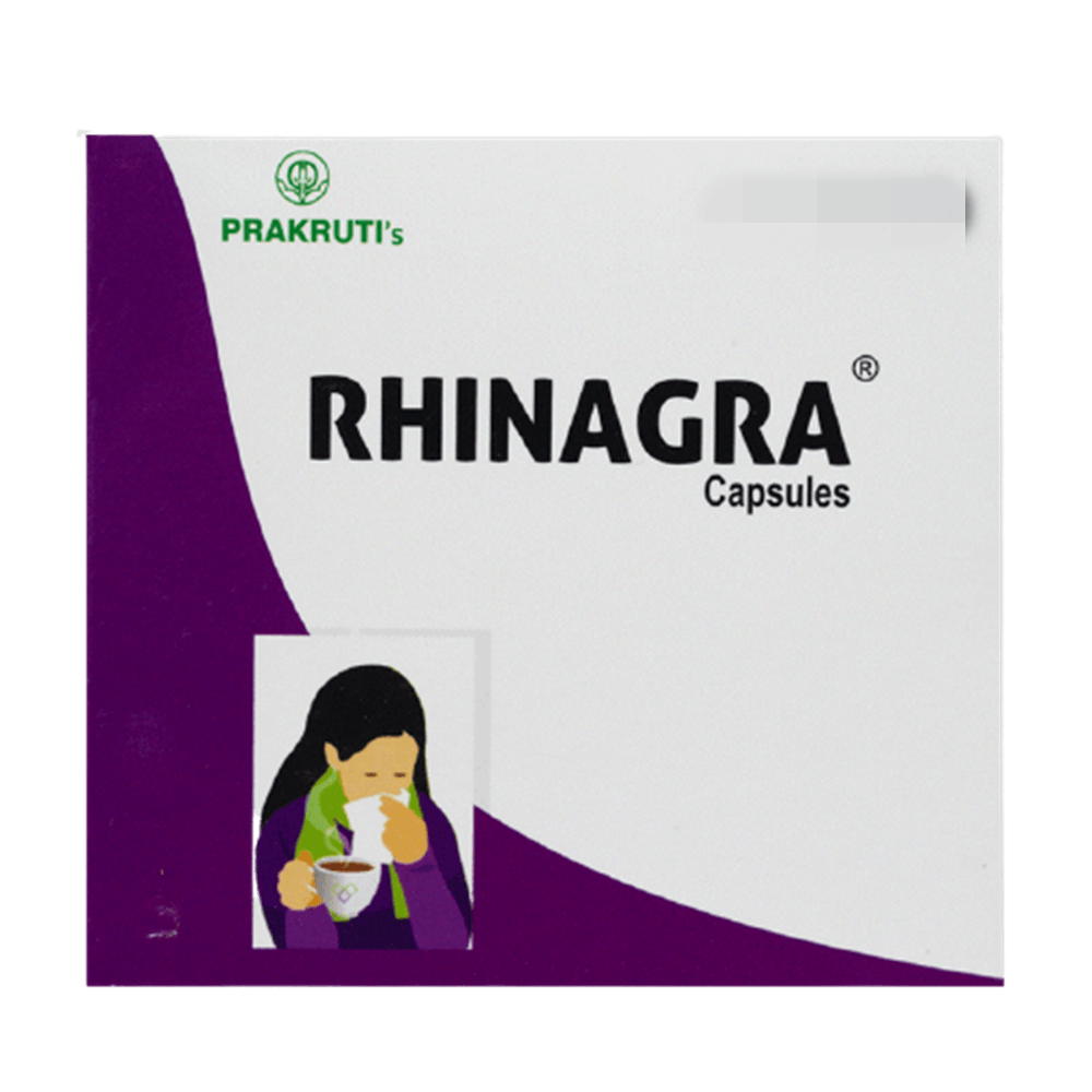 Prakruti Ayurveda Rhinagra Capsules | Swadesiicart