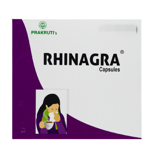 Prakruti Ayurveda Rhinagra Capsules | Swadesiicart