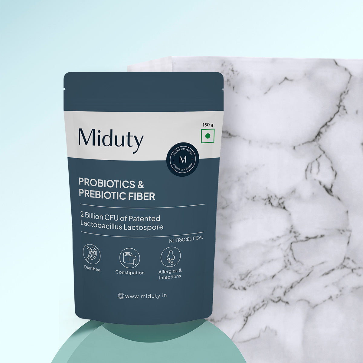 Miduty by Palak Notes Probiotics & Prebiotic Fiber powder - Swadesiicart