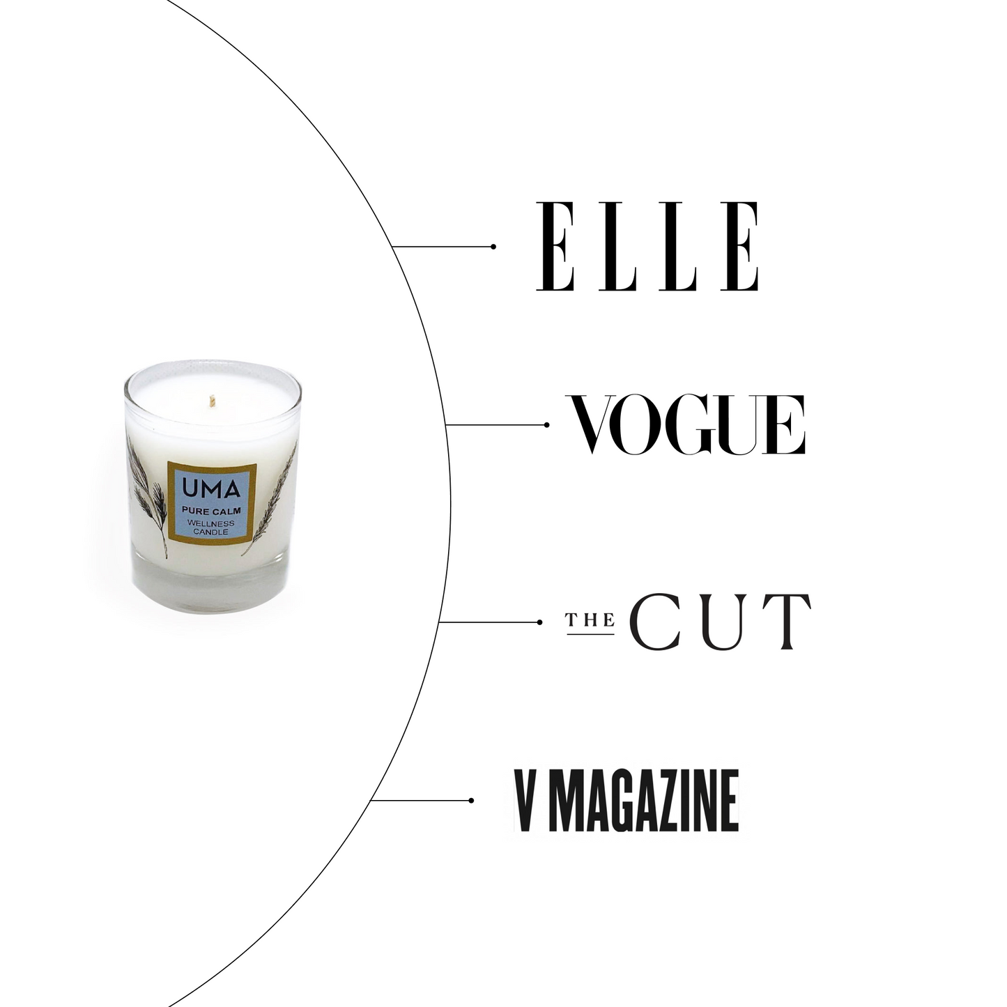 UMA Pure Calm Wellness Votive