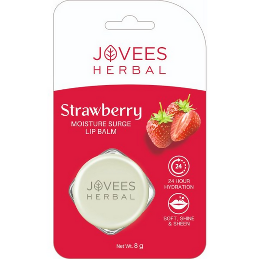 Jovees Strawberry Moisture Surge Lip Balm - Swadesiicart