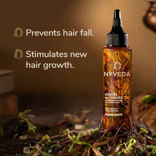 Nyveda Hair Growth Treatment Oil | Revive My Roots | Swadesiicart