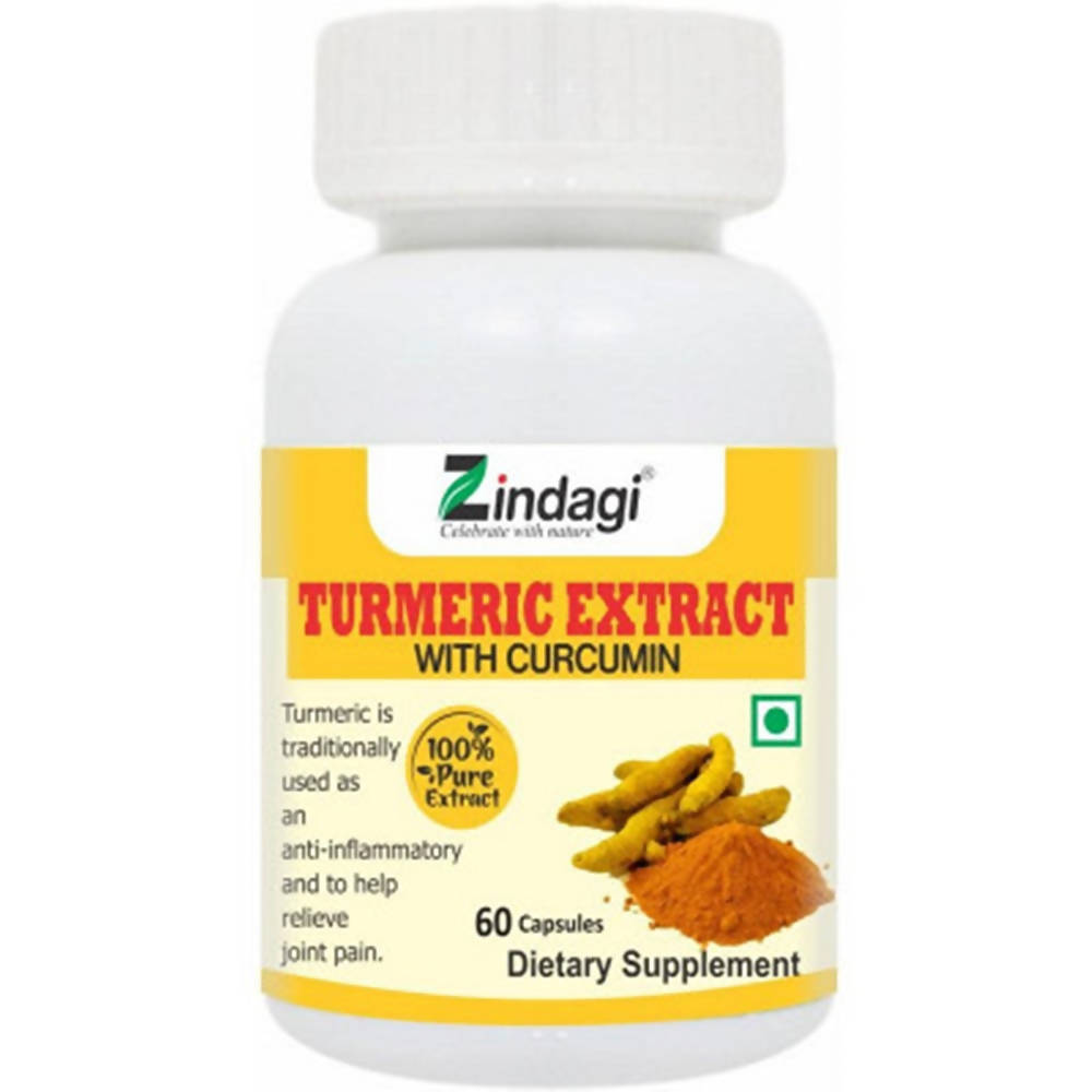 Zindagi Turmeric Extract With Curcumin Capsules - Altcheeni