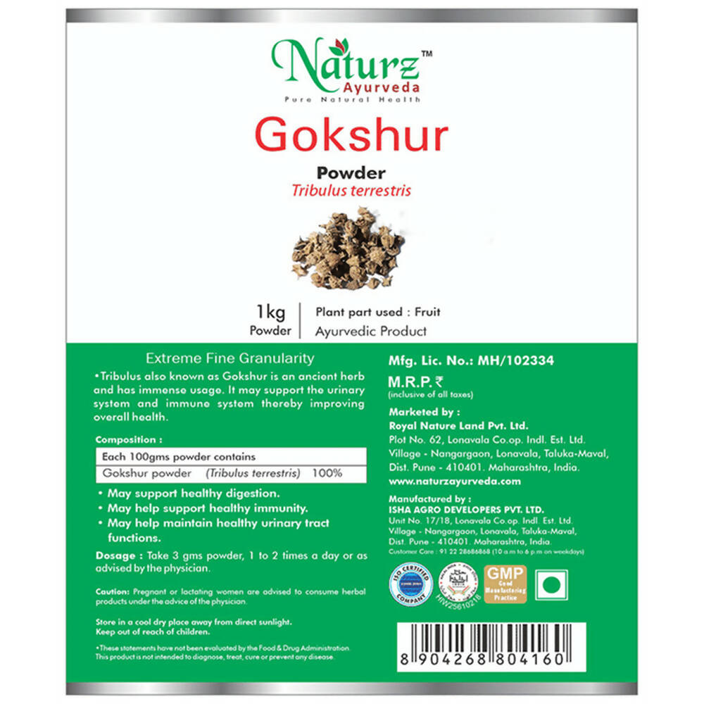 Naturz Ayurveda Gokshur Powder | Swadesiicart