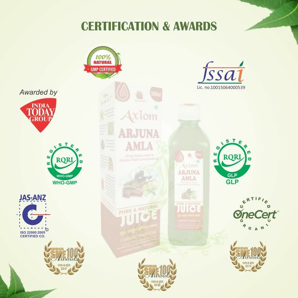 Axiom Arjuna Amla Juice - Swadesiicart