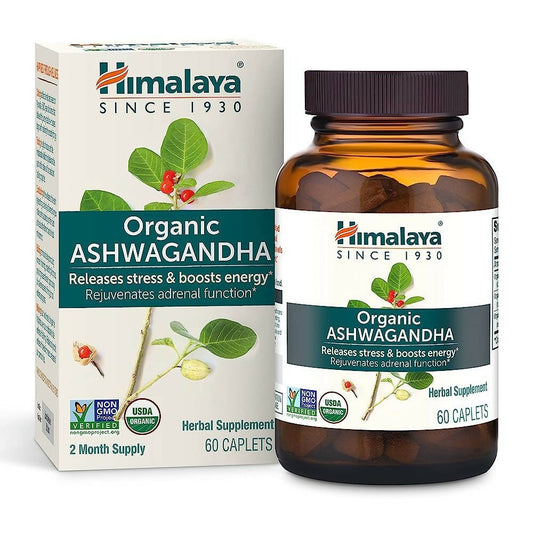 Himalaya Organic Ashwagandha Caplets | Swadesiicart