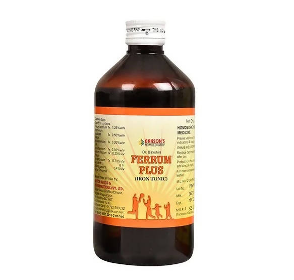 Bakson's Homeopathy Ferrum Plus | Swadesiicart