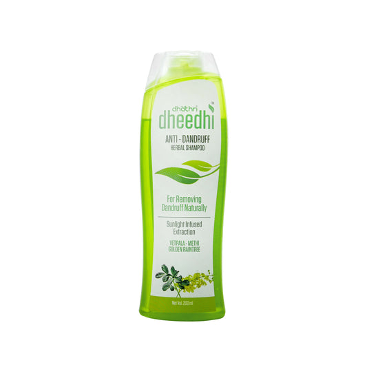 Dhathri Dheedhi Anti-Dandruff Hair Shampoo To Reduce Dandruff & Itchiness - Dhathri Ayurveda