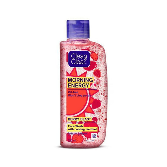 Clean & Clear Morning Energy Berry Blast Face Wash - Distacart