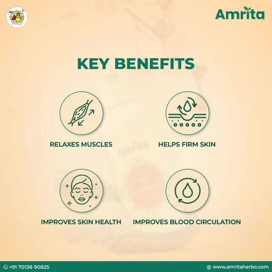 Amrita Blossom Oil - Massage Oil for Women - Swadesiicart