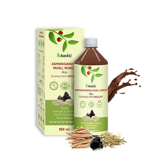Ambic Ashwagandha Safed Musli, Konch Ras | Swadesiicart