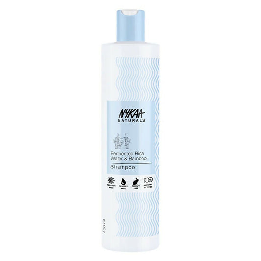 Nykaa Naturals Anti-Frizz Shampoo With Fermented Rice Water, Bamboo & Argan Oil - Swadesiicart