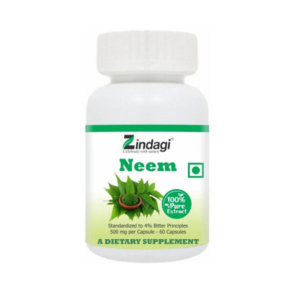 Zindagi 100% Neem Extract Capsules - Altcheeni