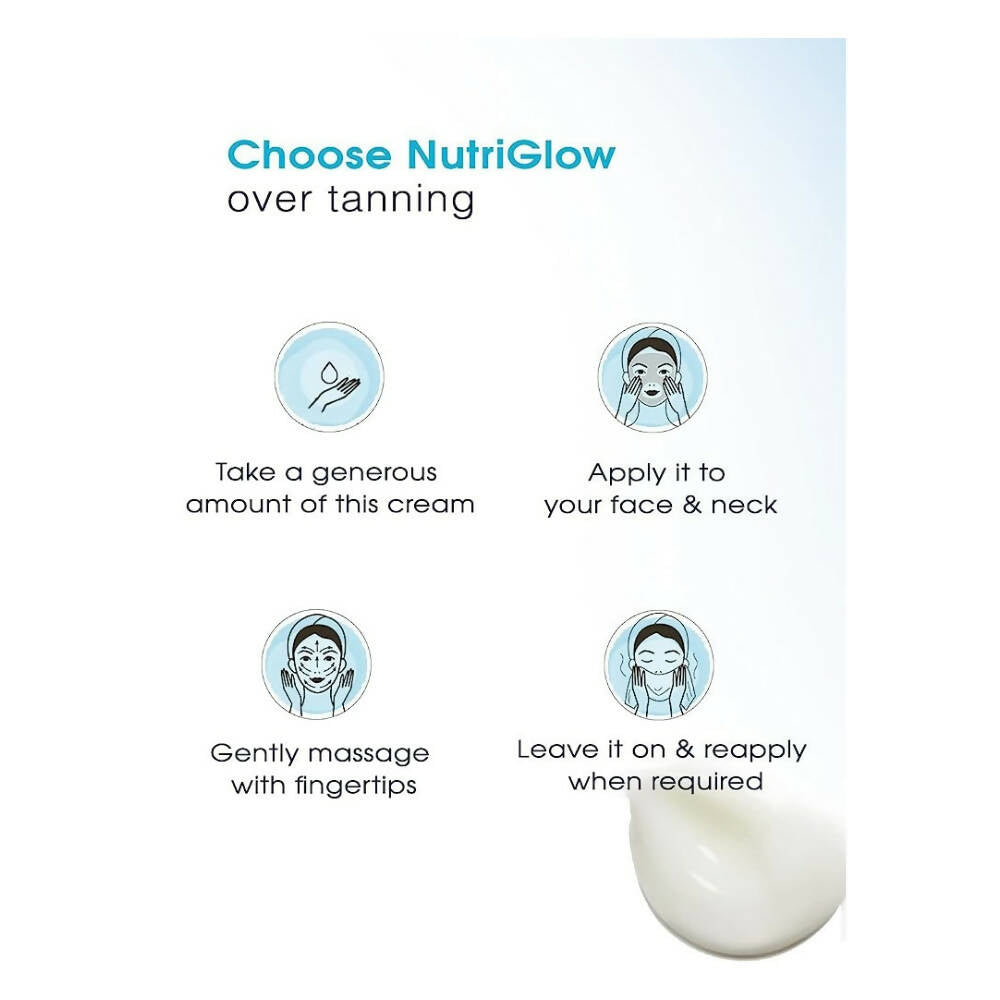 NutriGlow Advanced Organics De-tan Massage Cream - Swadesiicart