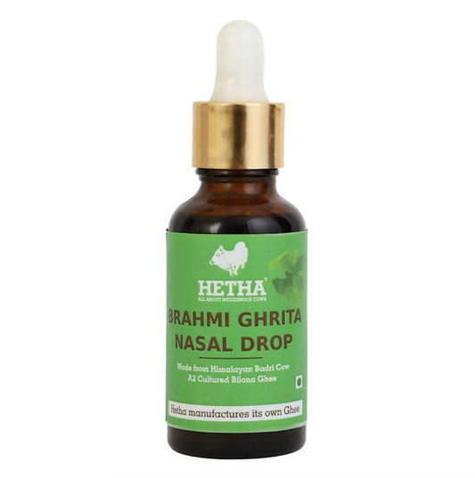 Hetha Brahmi Ghrita Nasal Drop - Hetha Organics LLP