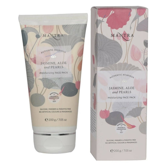 Mantra Herbal Jasmine, Aloe and Pearls Moisturizing Face Pack - Ayurvedant Pvt. Ltd.